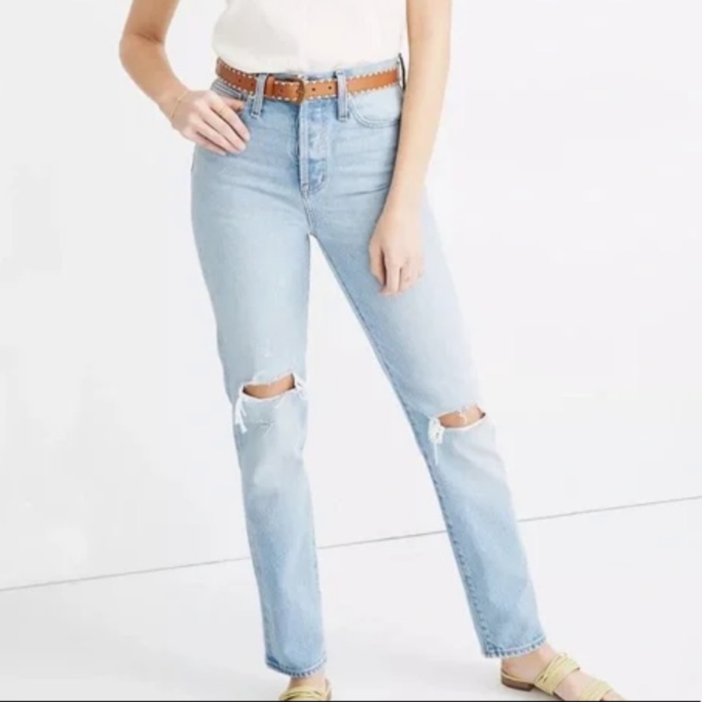 Madewell Classic Straight Full Length Jeans Size 23